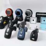black and blue wireless headphones